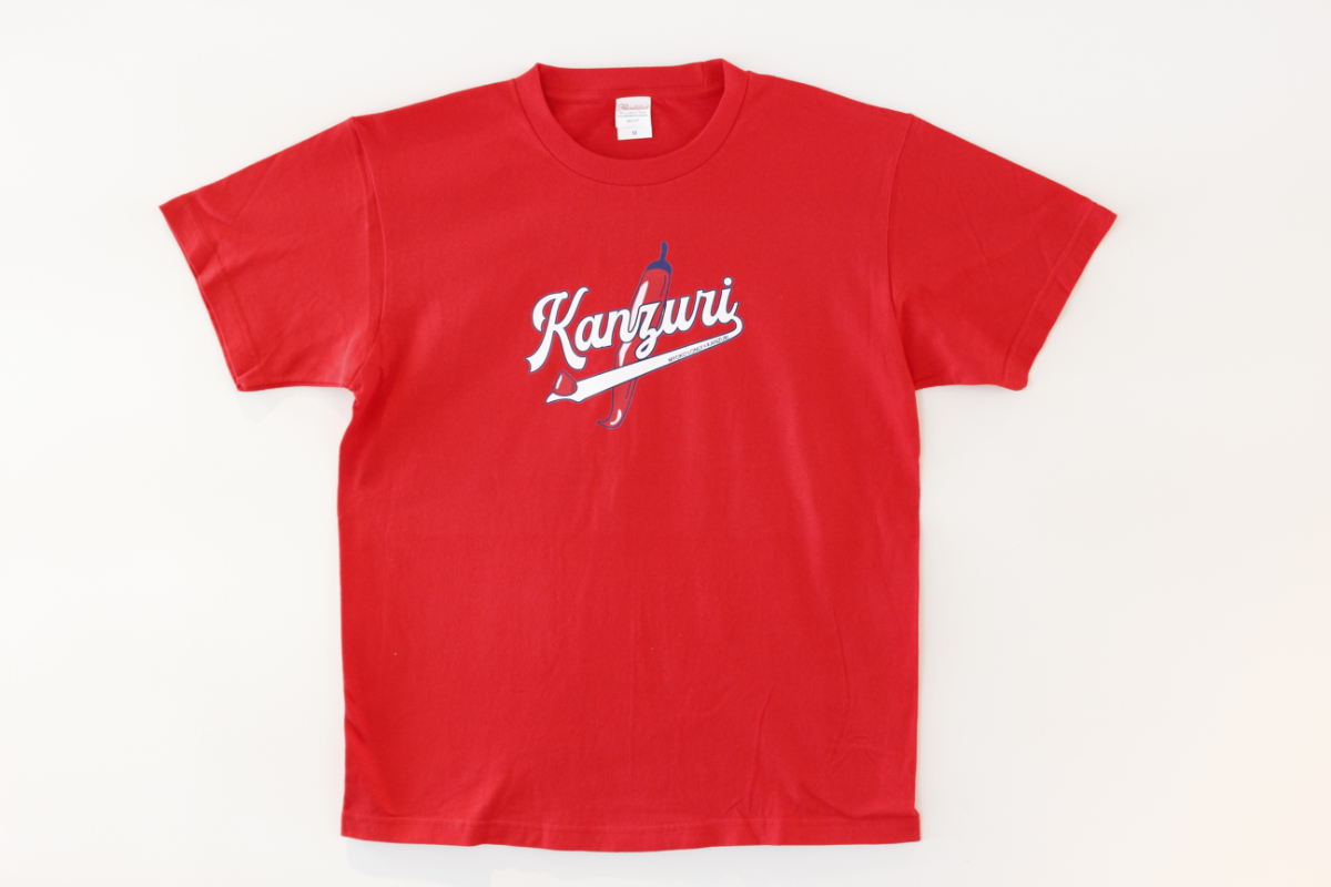 MYOKO's ONLY MYOKO BRANDデザインTシャツ　Kanzuri −Baseball wear style−【Lサイズ】