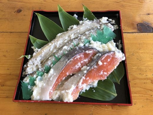 こうじ漬セット ( にしんのこうじ漬け 4本 ・ さけのこうじ漬け 3枚 ) | 食べ比べ 詰め合わせ セット にしん さけ こうじ漬け 新潟県 五泉市 こうじ漬専門店 かさはら