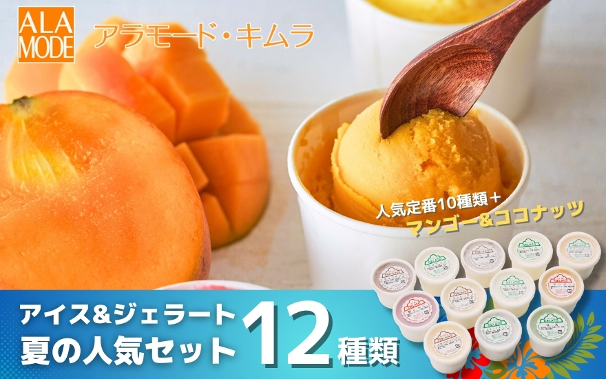 【大好評】アイス＆ジェラート12個 夏におすすめな人気セット