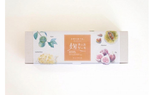 麹チーズケーキ（ぎっしり里の実）4～6人用（無添加・グルテンフリー）［里山ボタニカル］