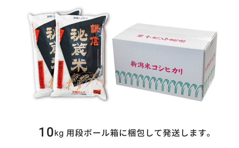 令和7年産 新潟県産 コシヒカリ 10kg 謙信秘蔵米  真空 窒素挿入 冬眠パック 精白米 米 お米 上越 上越産 上越米 ふるさと納税 上杉謙信 人気