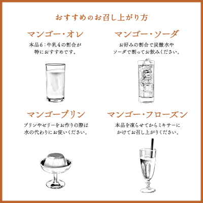 マンゴー果汁入り飲料 720ml 1本 ふるさと納税