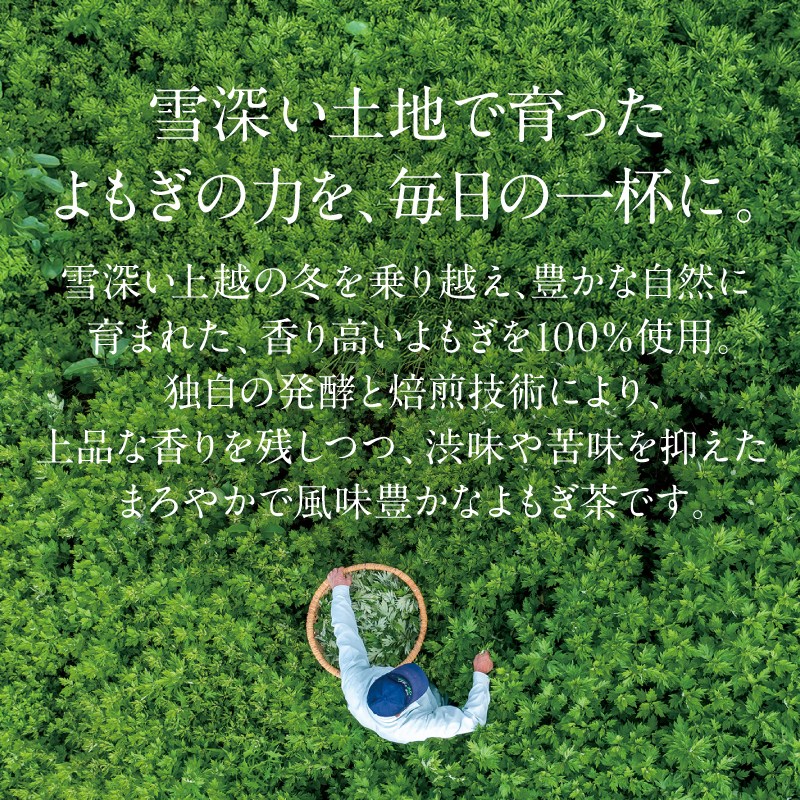 よもぎ茶 【新潟県産天然よもぎ100％】よもぎ茶50パック×1箱 越後薬草 茶 お茶 健康茶 ヨモギ茶 ふるさと納税 新潟 新潟県産 にいがた 上越 上越産