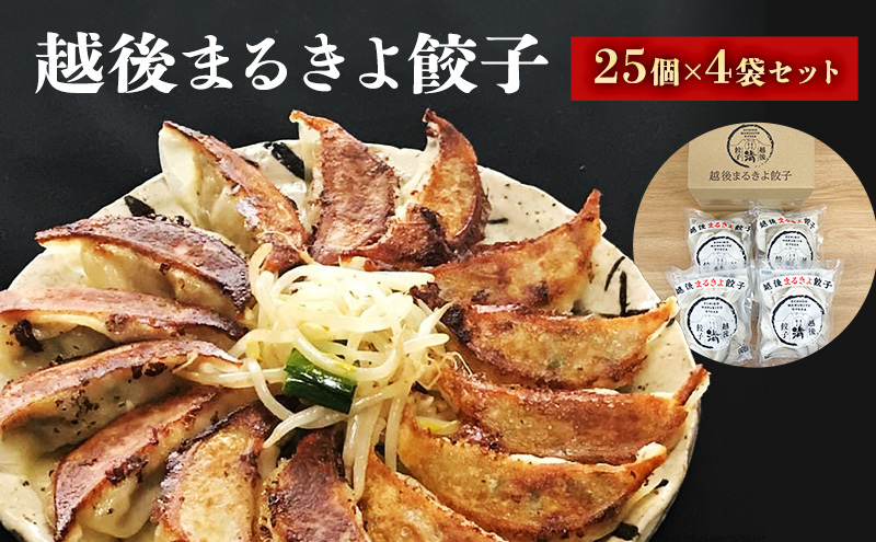 餃子 越後まるきよ餃子 4袋 セット ぎょうざ ギョウザ