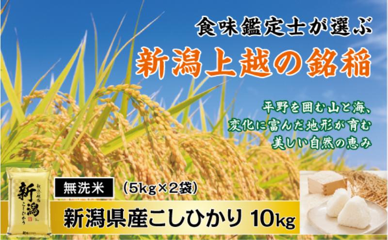 食味鑑定士厳選　新潟県上越市産コシヒカリ　無洗米 10kg 精米 米 お米