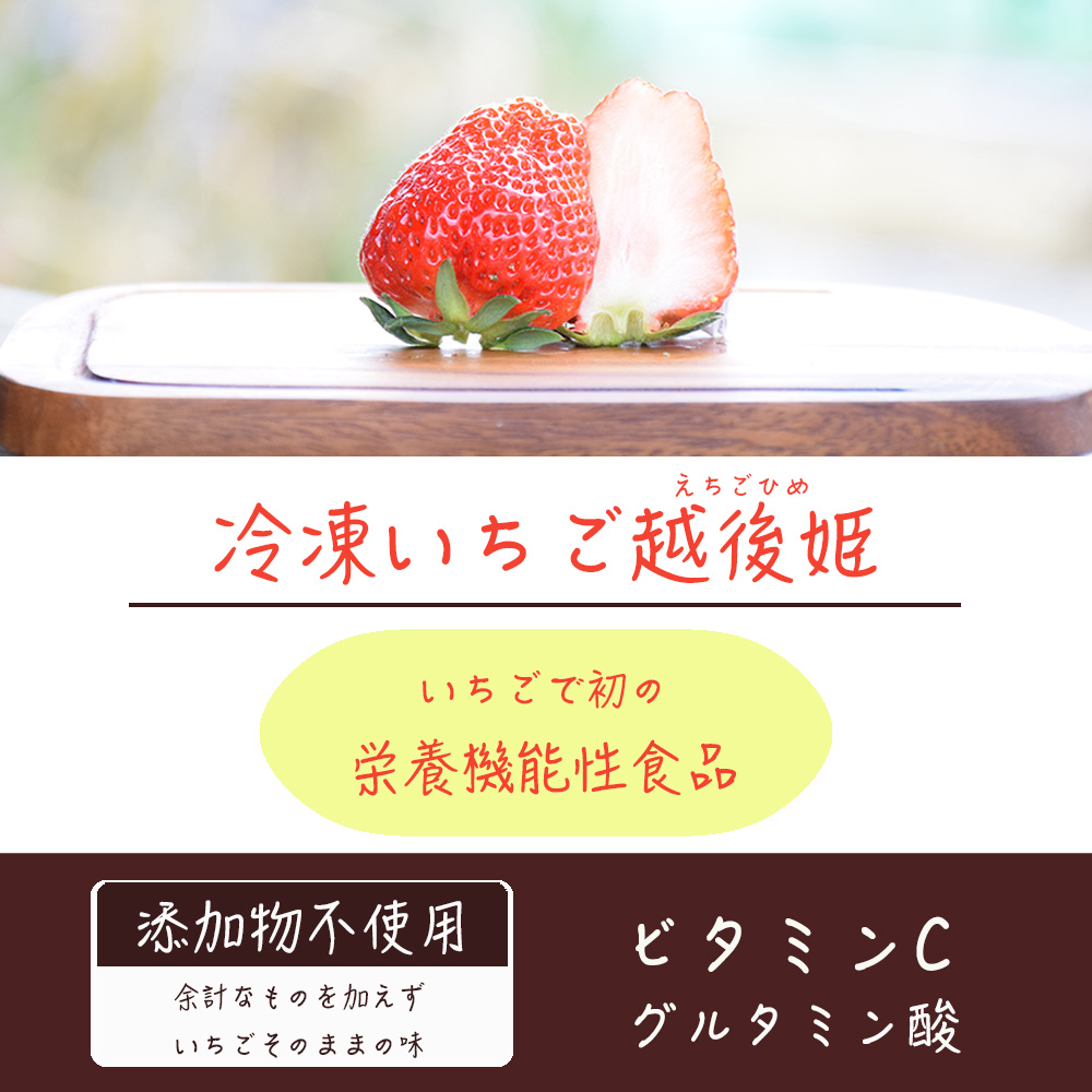 いちご 冷凍いちご 越後姫 1kg 冷凍 イチゴ 苺 果物 フルーツ 新潟