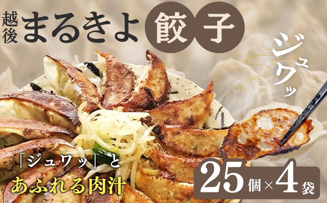 餃子 越後まるきよ餃子 4袋 セット ぎょうざ ギョウザ ごはんのお供