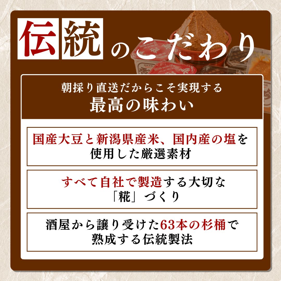味噌 一途 4ケ入セット みそ 調味料 越後みそ 吟醸みそ 北海道大豆 セット 新潟 上越