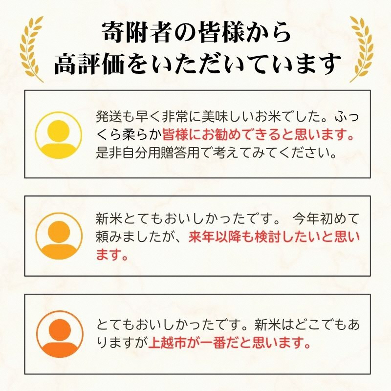 【えちご上越米】令和7年産 新潟県上越産 コシヒカリ 5kg×3回 15kg 定期便 精米 こしひかり JAえちご上越