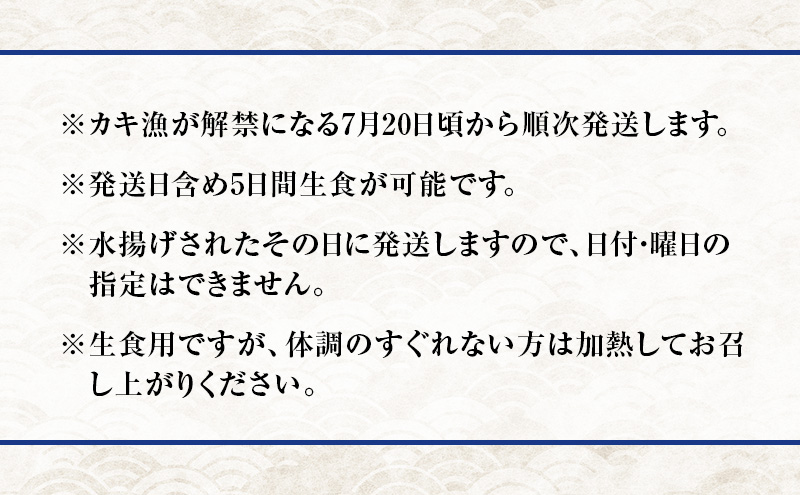 水揚げ当日発送 生食用 天然 岩牡蠣 約4.5kg(4～5人前/19～21個) 新潟 上越産 手採り プリプリ 濃厚 海鮮 BBQ 送料無料 岩ガキ 牡蠣
