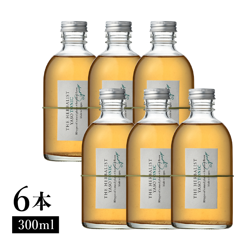 80種類の野草を使った THE HERBALIST YASO TONIC 300ml 6本 クラフト トニック ふるさと納税 新潟 新潟県産 にいがた 上越 上越産
