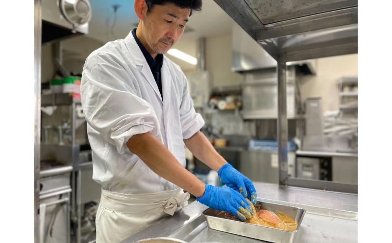 【発酵のまち上越の味】 焼くだけ簡単 鮭 味噌漬け 5切 冷凍 個包装 料理長のレシピ付 ごはんが進む 小分け 送料無料