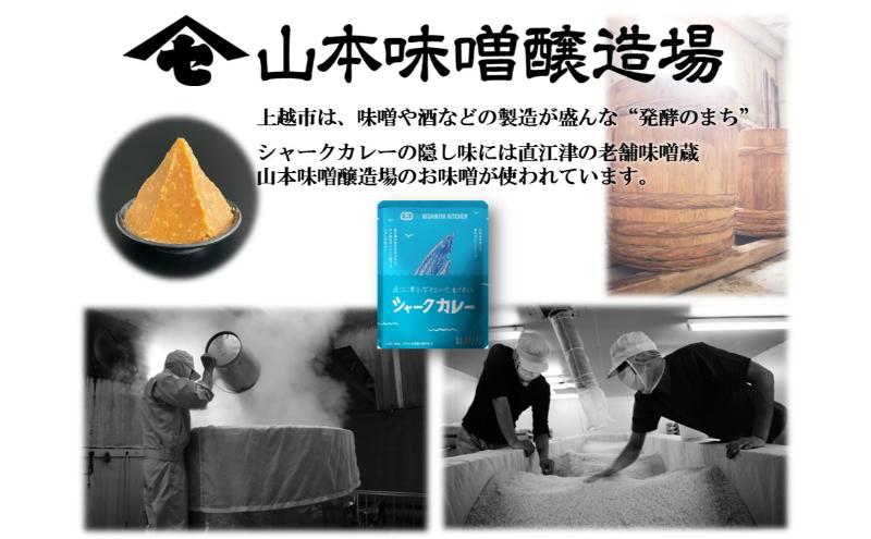 直江津小学校の児童が考えたシャークカレー（8個セット） カレー ルー セット 上越市