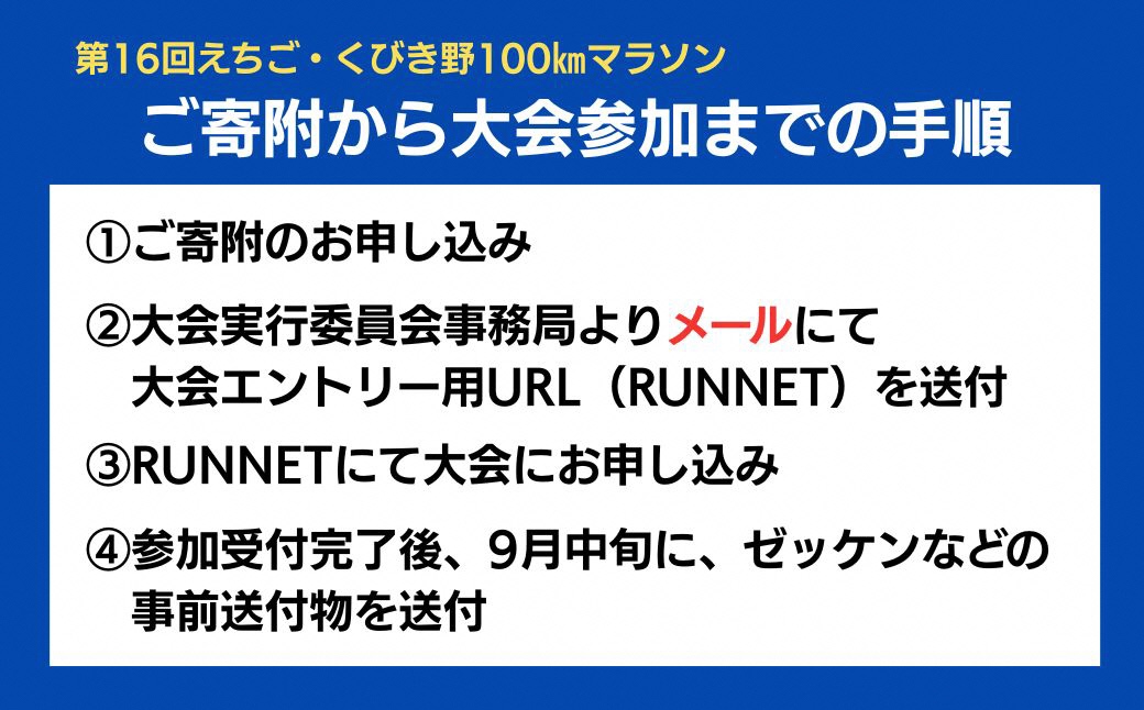第16回えちご・くびき野100kmマラソン 【100kmの部】 出走権 エントリー ウルトラ マラソン チケット スポーツ 新潟県 上越市