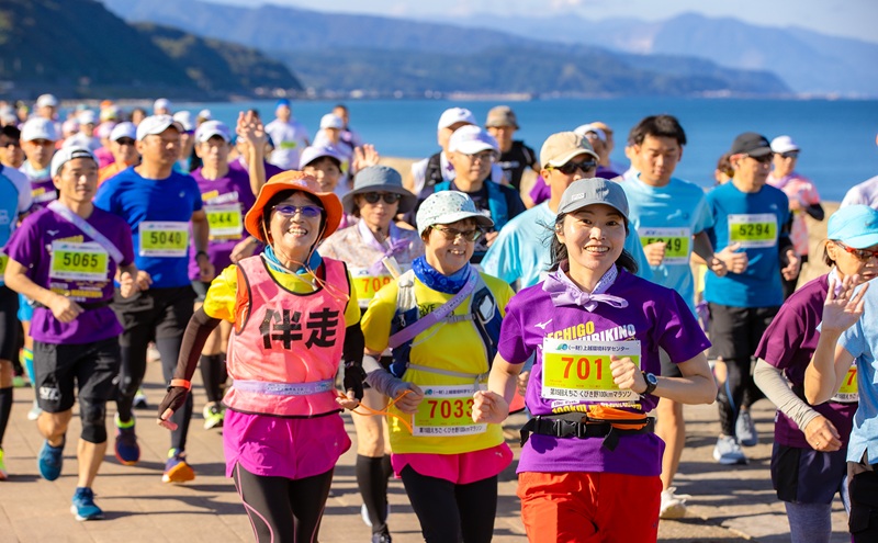 第16回えちご・くびき野100kmマラソン 【50kmの部】 出走権 エントリー ウルトラ マラソン チケット スポーツ 新潟県 上越市