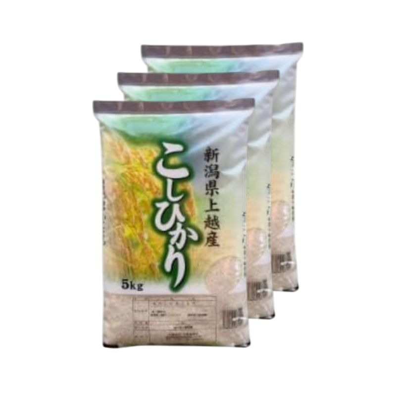 【令和8年産 先行予約】 コシヒカリ 無洗米 新潟県 上越産 15kg (5kg×3) 3か月 定期便 こしひかり 五つ星お米マイスターのいるお店 お米 精米 米 ご飯 大黒屋商店