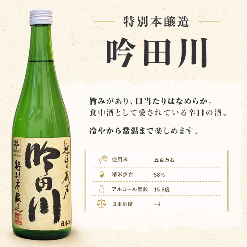 上越市 日本酒 辛口 3本 飲み比べ セット 妙高山 よしかわ杜氏 吟田川 新潟 新潟県 上越 地酒 セット お酒送料無料
