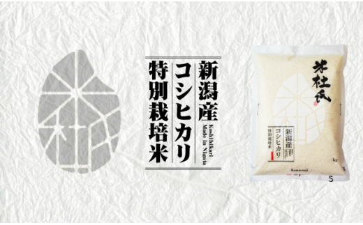 【新米】米杜氏 特別栽培米 コシヒカリ 5kg 1H03012