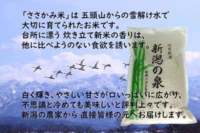 【令和6年産新米予約】旧笹神村産コシヒカリ 2kg＆新之助 2kg (美味しいお米食べ比べセット) 10月中旬より順次発送予定 1Q09011