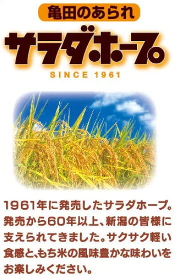 亀田製菓  サラダホープ90g×12袋 2A02009