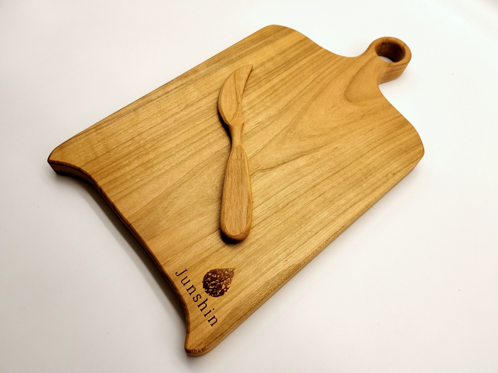 Junshin森から作るカッティングボード＆バターナイフセット キッチン 調理器具 木製 2G02021