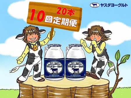 【10か月定期便】ヤスダヨーグルト 150g×20本×10回 小ボトル こだわり生乳 新鮮 濃厚 飲むヨーグルト のむよーぐると ヨーグルト1B10091