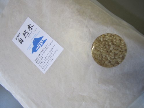 【新米】「米屋のこだわり阿賀野市産」GOZU 自然米玄米２kg×２袋 1E13016