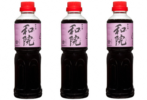 【老舗コトヨ醤油】 5回定期便 コトヨ和院 500ml×3本 (2ヶ月毎×5回) 万能 [だし醤油] 醤油 しょうゆ 杉桶 職人技 手作業 ワイン 甘さ控えめ 調味料 1C39051