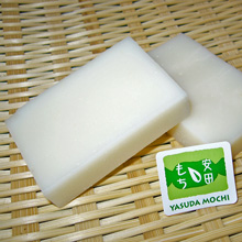 安田もち 切餅3種＆つぶあん400gセット 白もち 豆もち 草もち 手作り 餡子 切りもち 切り餅 もち 餅 3E02011