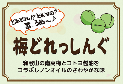 【老舗コトヨ醤油】 醤油皿＆梅ドレッシング200ml セット 醤油 しょうゆ 安田瓦 箸置き 贈答 梅 ドレッシング ノンオイル 調味料 1C20011