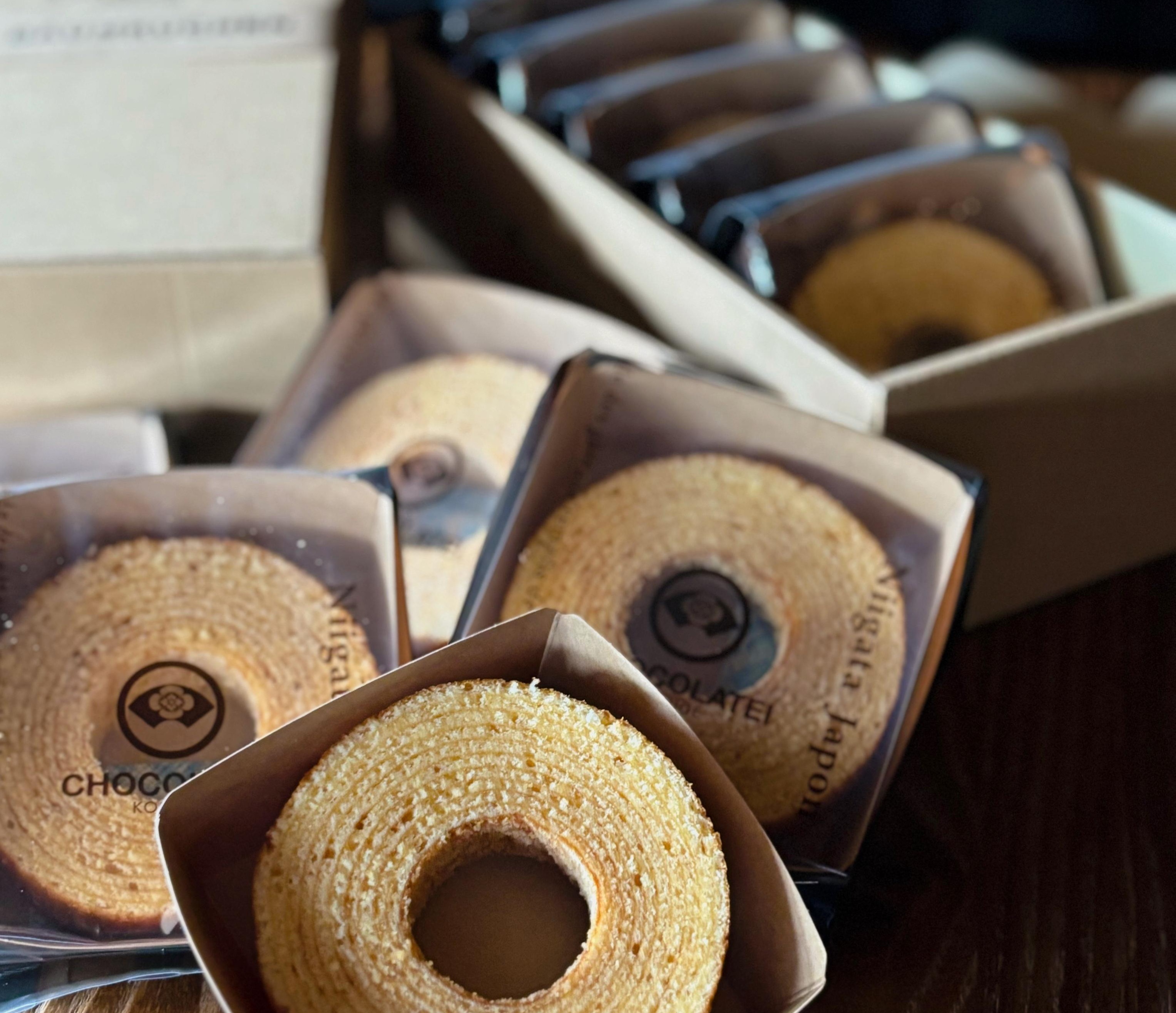 しょこら亭 安田ミニバームクーヘン 5個入×6セット 直径約8.0cm お菓子 菓子 スイーツ 贈答 1Z25035