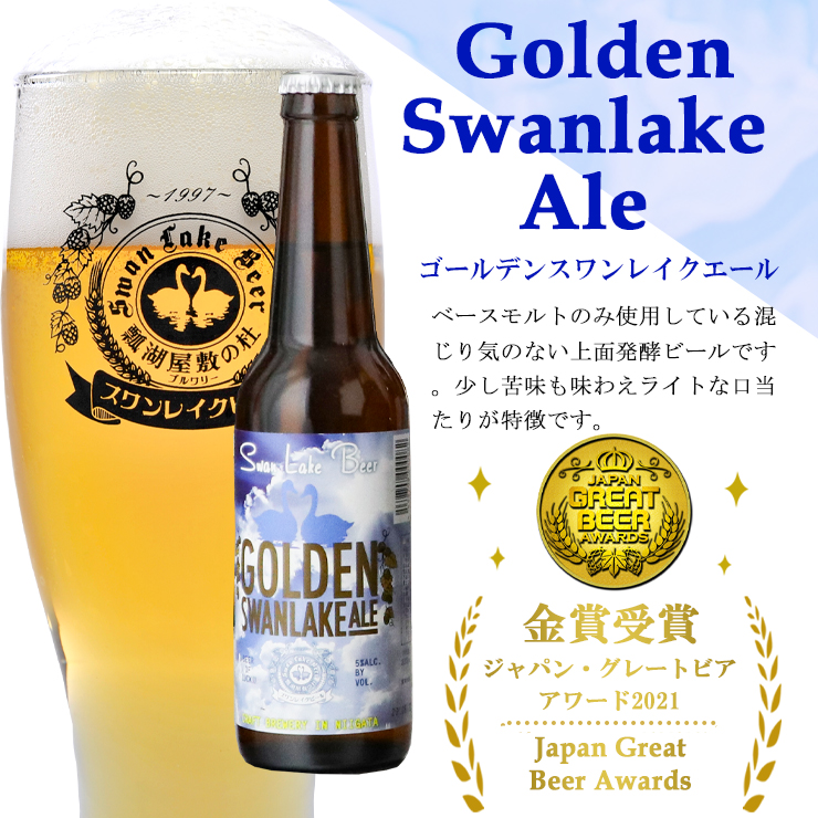 【6回定期便】スワンレイクビール 6本セット 1S07074