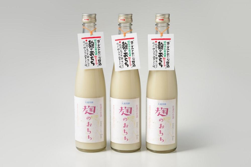 佐渡発酵　佐渡の甘酒　麹のおちち飲むタイプ3本