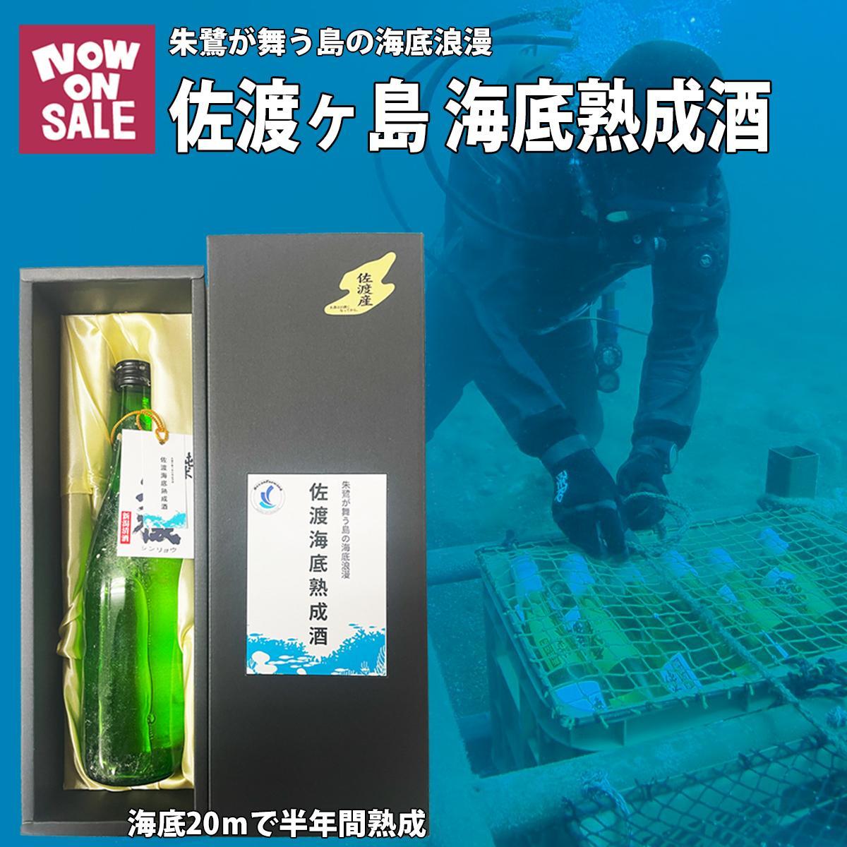 酒 日本酒 純米吟醸酒　佐渡 海底熟成酒 「真稜」720ml×1本