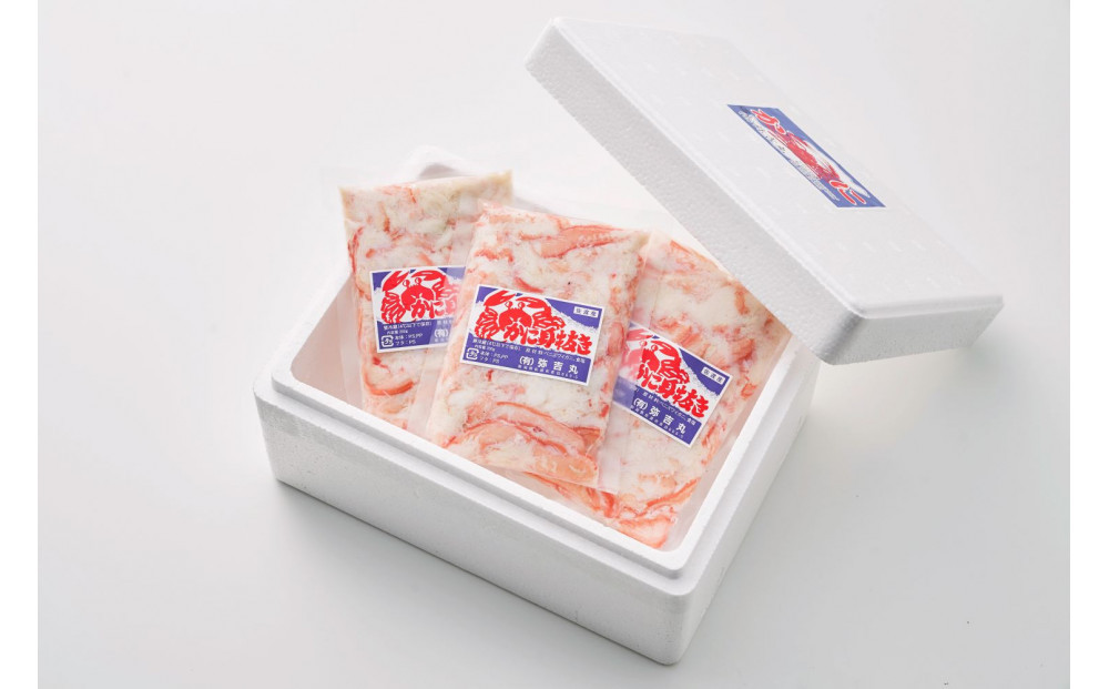 【2026年4月先行受付】佐渡島直送！浜茹で紅ズワイガニむき身200g×3パック（合計600ｇ/約24杯分使用）ふるさと納税