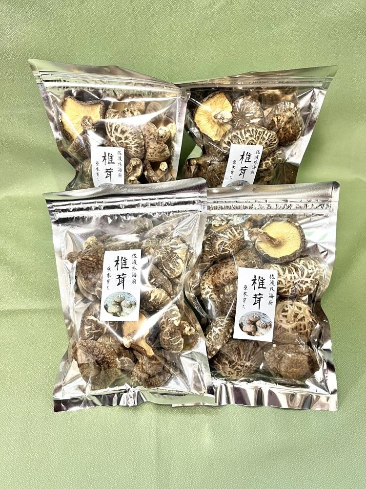 佐渡発酵　佐渡産原木椎茸60g×4