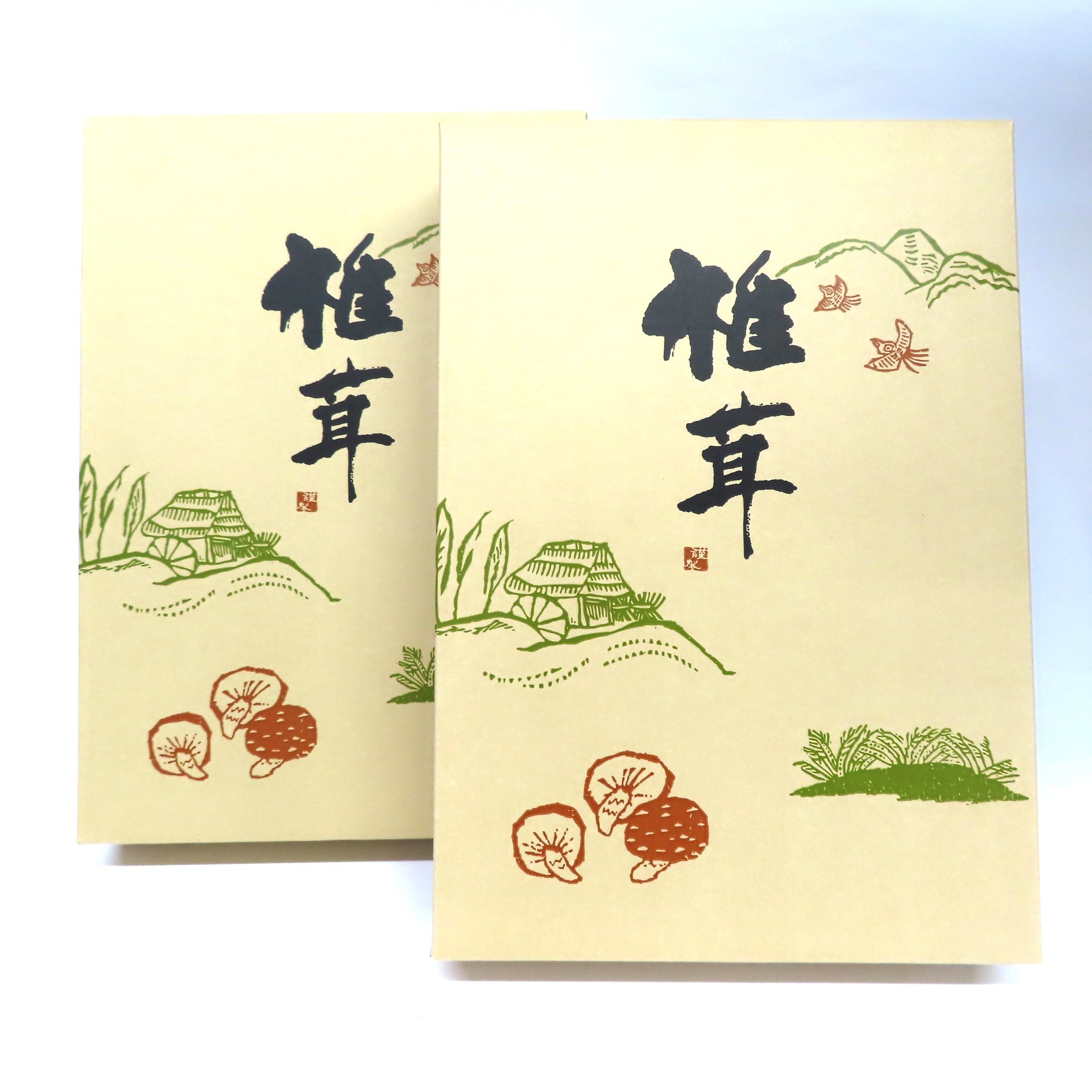 肉厚!佐渡産高級どんこしいたけ　100g×2箱セット　