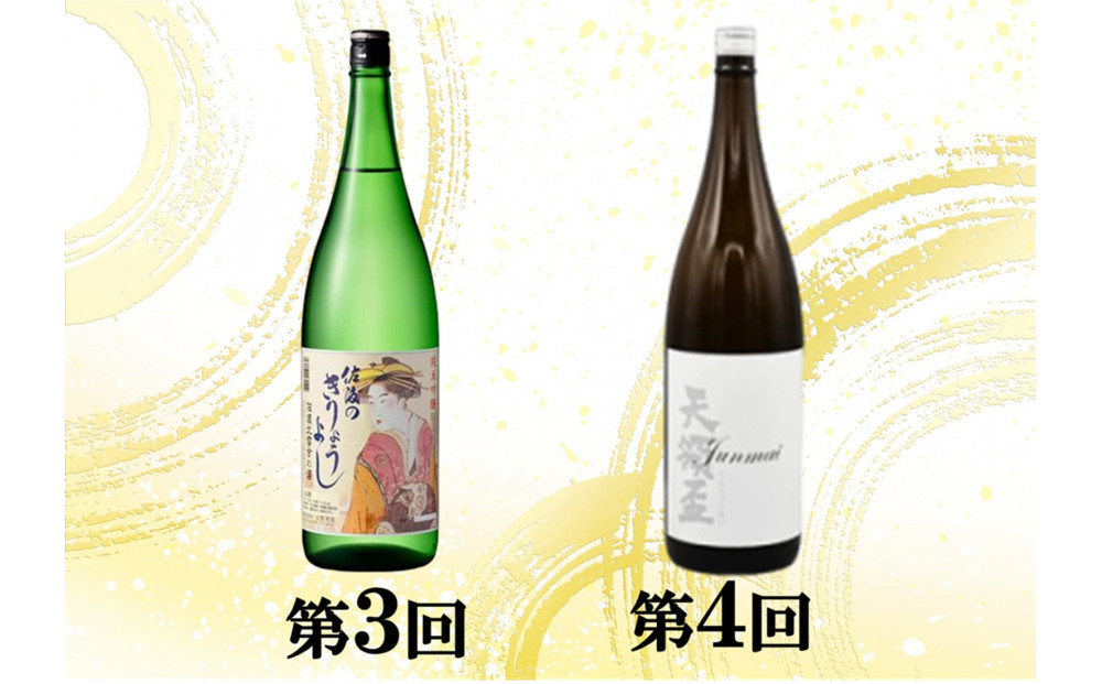 【定期便】佐渡の酒６カ月連続お届けA
