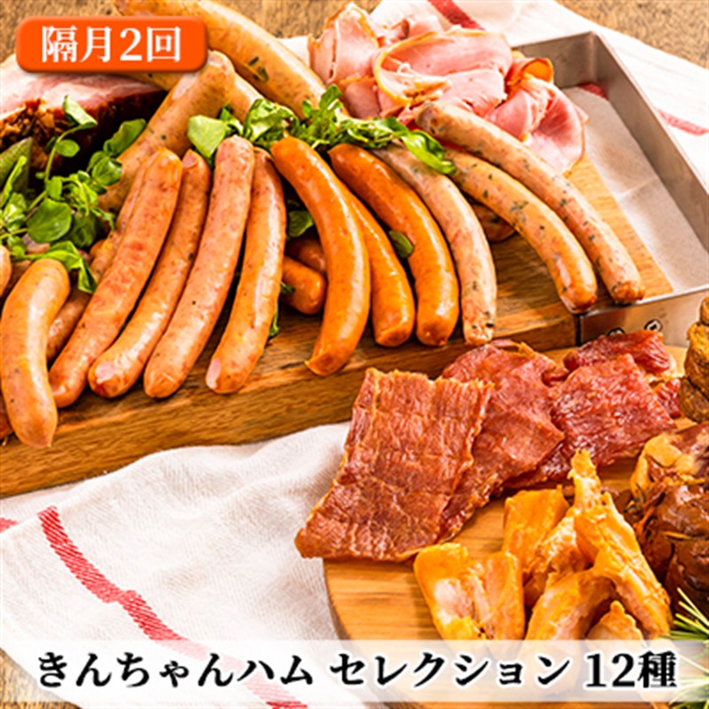 きんちゃんハム セレクション 隔月お届け 全2回 お肉 ソーセージ