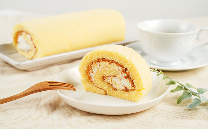 モッチリしっとり たわらやロール１本入り お菓子 スイーツ ロールケーキ 
