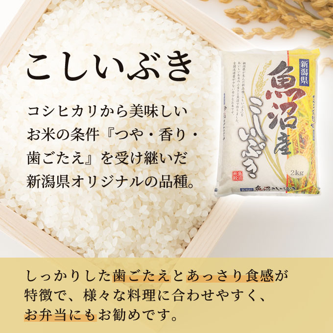 令和5年産 魚沼産 米 こだわりの3品種 食べ比べ セット 精米 6kg (2kg×3種類) ( 米 お米 こめ コメ おこめ 白米 こしひかり )