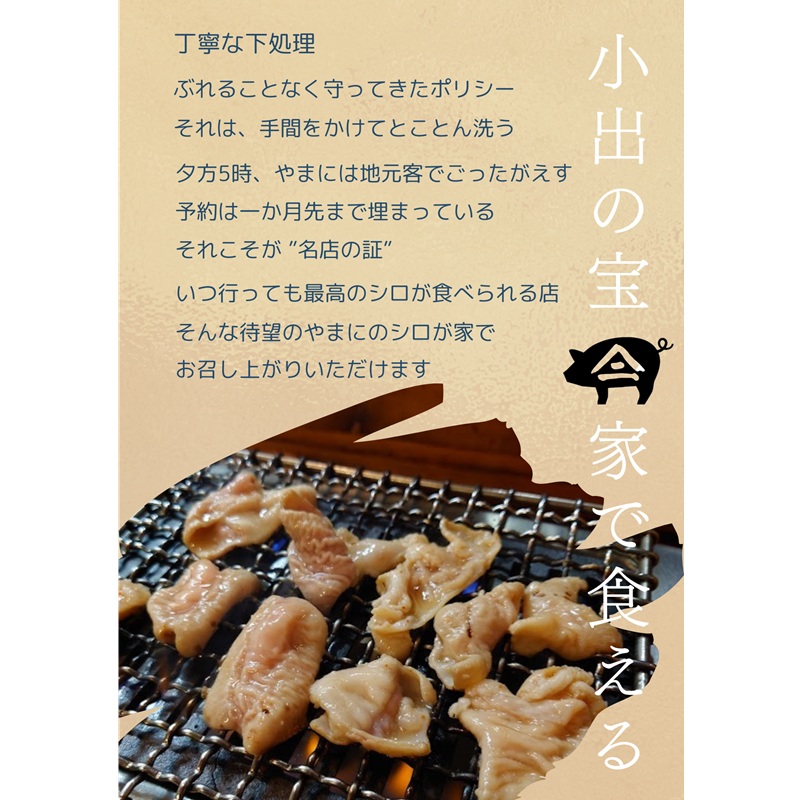 いちば屋発！やまにのモツ焼きセット 6人前 もつ焼き もつ モツ 豚 シロ セット BBQ バーベキュー 冷凍 やまに 新潟 魚沼市