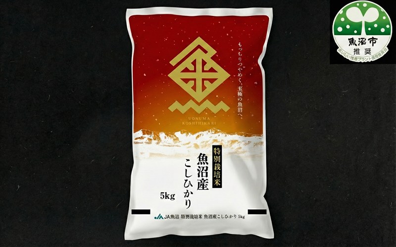 令和7年産【特別栽培米】北魚沼産コシヒカリ（精米）5kg お米