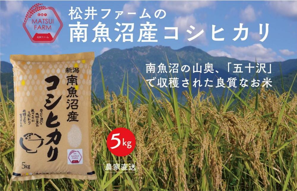 【令和7年産新米予約】南魚沼産コシヒカリ（5kg)【2025年10月上旬より順次発送予定】