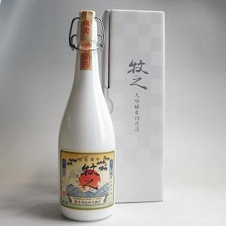 日本酒 青木酒造 鶴齢 大吟醸生詰原酒 牧之 720ml