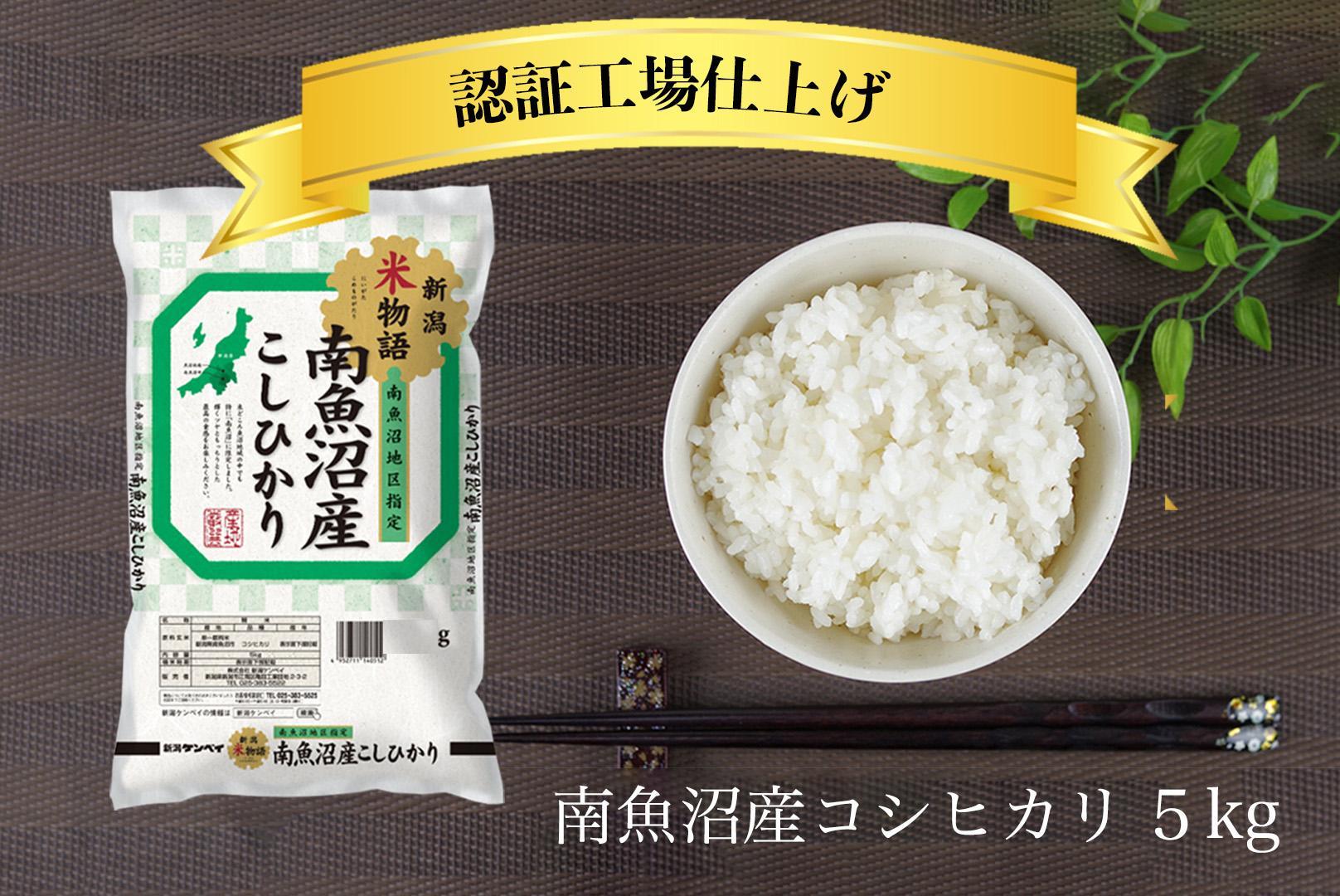 令和6年産 南魚沼産コシヒカリ 精米 5kg