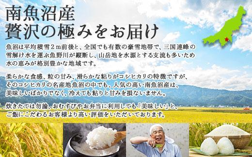 新潟県 南 魚沼産 コシヒカリ お米 5kg×3袋 計15kg（お米の美味しい炊き方ガイド付き）