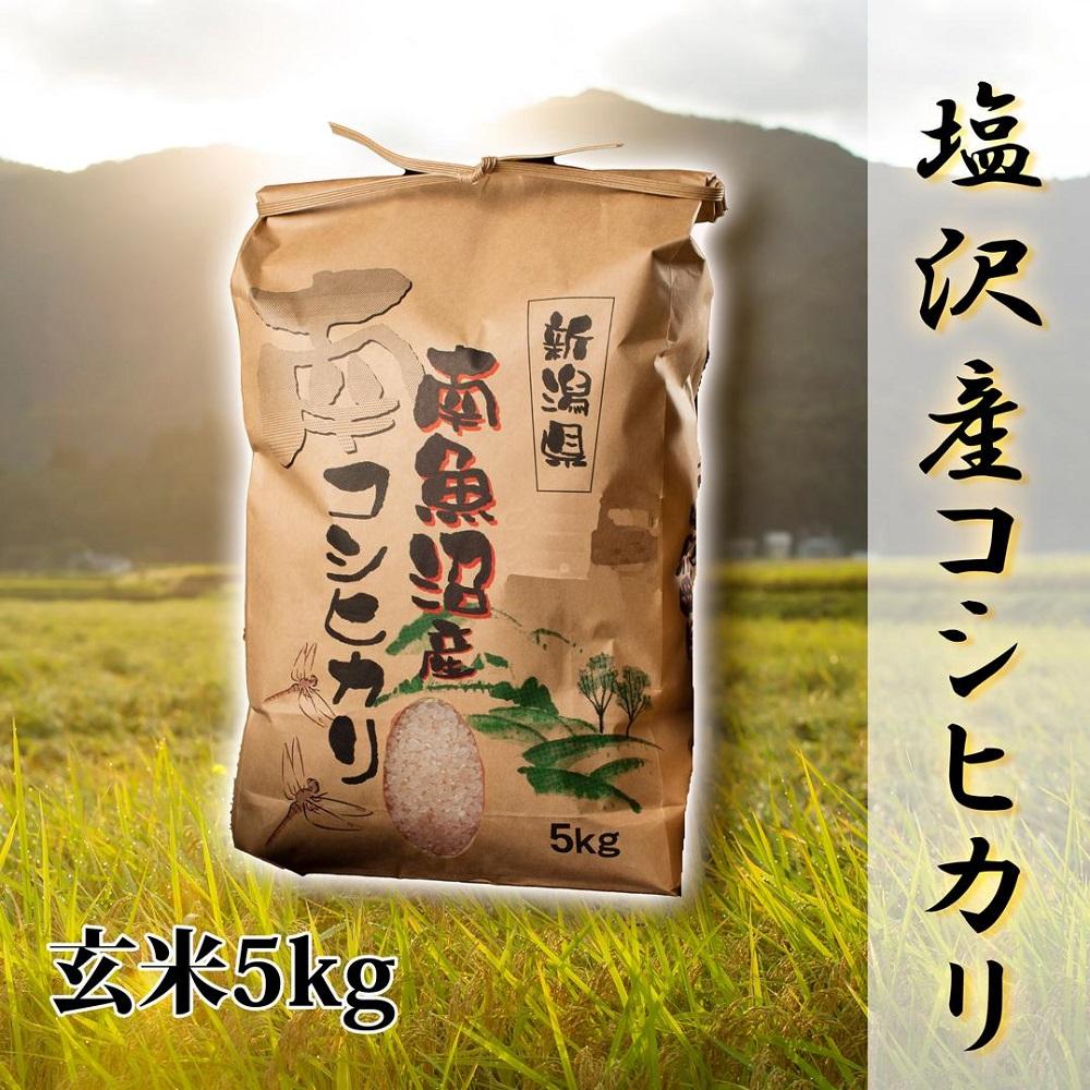 【令和6年産 新米予約】【高級】南魚沼塩沢産こしひかり5kg(玄米)【令和6年10月上旬より順次発送予定】