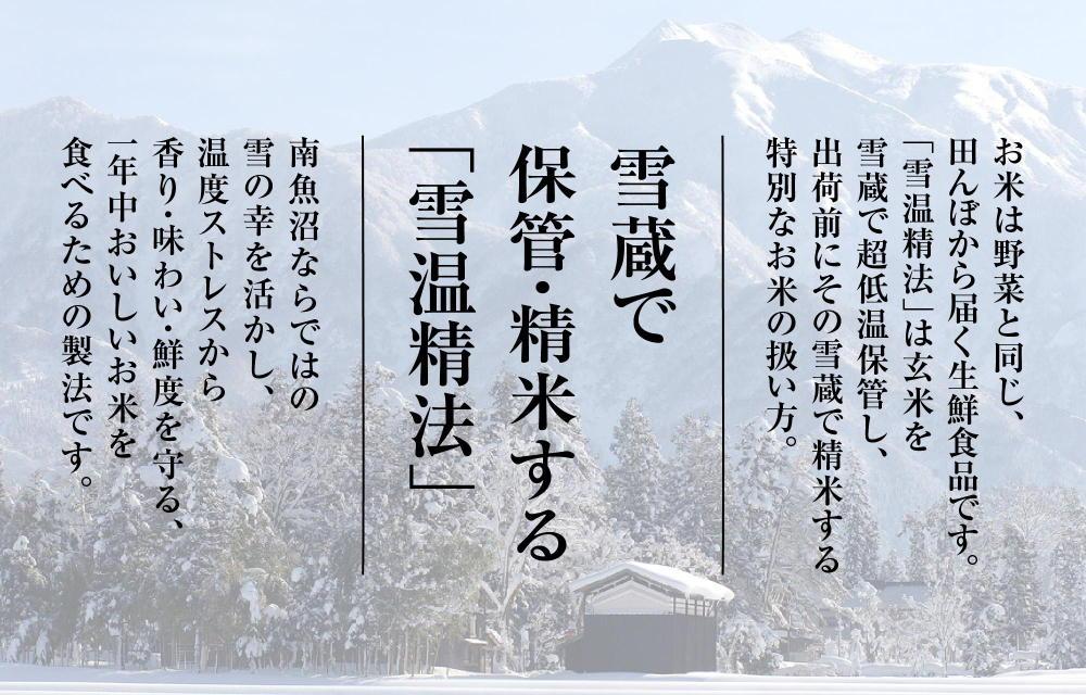 【令和7年産　頒布会】南魚沼産こしひかり（5kg×全6回）契約栽培 雪蔵貯蔵米