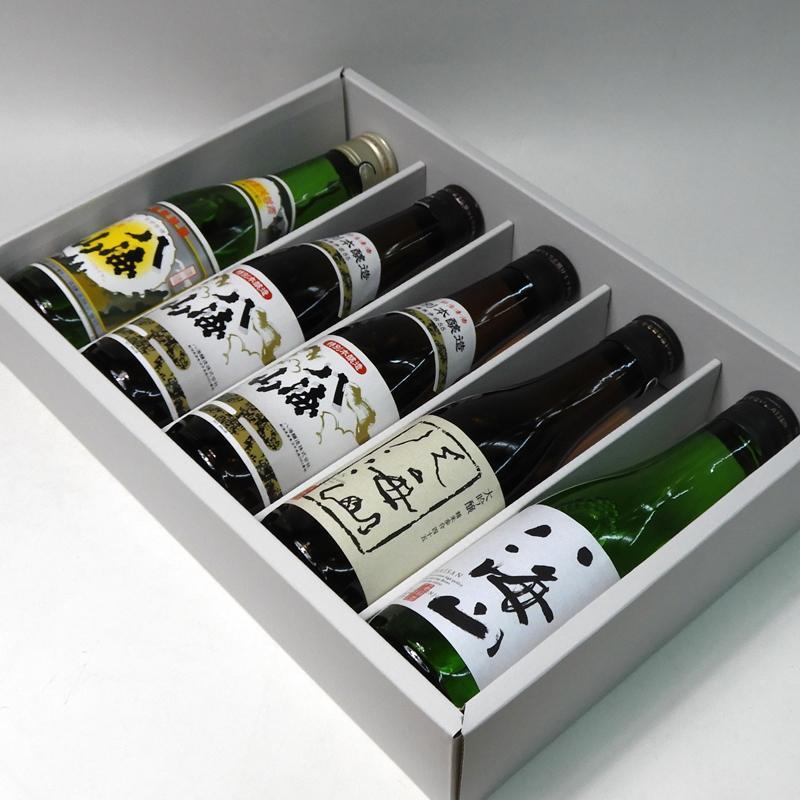 日本酒 八海山 清酒・特別本醸造・大吟醸・純米大吟醸　300ml×5本セット